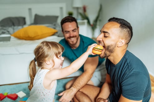 Family Playing